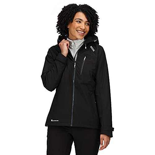 Regatta Womens/Ladies Britedale Waterproof Jacket (20 UK) (Black)