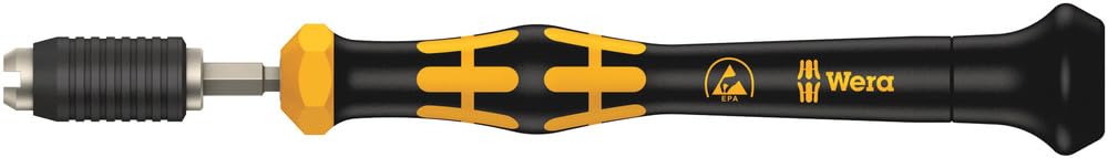 Wera Silver 1460 Kraftform Micro Esd Adjustable Torque Screwdriver Handle, 0.02-0.06 Nm, 05074800001