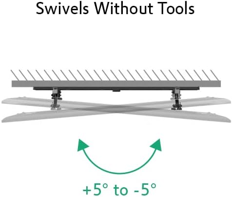 Miniatura 4 de ynVISION.DESIGN Soporte de pared para TV de inclinación avanzada, televisores de 40 a 65 pulgadas, fácil de inclinar, extraer y girar para soportar