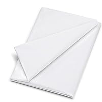 Wamkon 100 x 200 cm breit Bügelvlies, Weiß aufbügelbare Vlies Einlagestoff in Leichter Stärke (30g/m²) zum Nähen, Quilten, Basteln, Schneidern