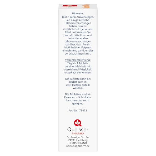 Doppelherz Calcium 900 + D3 + Biotin – Calcium leistet einen Beitrag zum normalen Knochenerhalt und zur normalen Muskelfunktion – 30 Tabletten