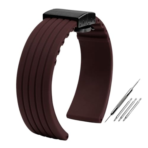 [X] ZCR[ɓK tHbVɓK IKɓK V`YɓK ~h[ɓK VRXgbv Y X|[c h 20mm 22mm IW c ^Cp^[ EHb`oh(Brown black buckle,21mm)