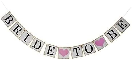 Miniatura 2 de Veewon Bride to Be Banner Banderas de Boda Banderines Letreros Guirnalda de despedida de soltera