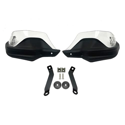 ���[�^�T�C�N���n���h�K�[�h �p��NC750X �p��DCT NC750S NC700X 2013-2022 �J�[�{�����b�N�I�[�g�o�C�n���h�K�[�h�V�[���h�v���e�N�^�[ �i�b�N���K�[�h �o�C�N(Black Clear Set)