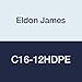 Eldon James C16-12HDPE Natural High Density Polyethylene Reduction Coupler, 1" Hose Barb to 3/4" Hose Barb (Pack of 10)
