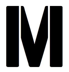 Amazon.com: 24x36 Large Letter Stencil from 4 Ply Mat Board -Letter M