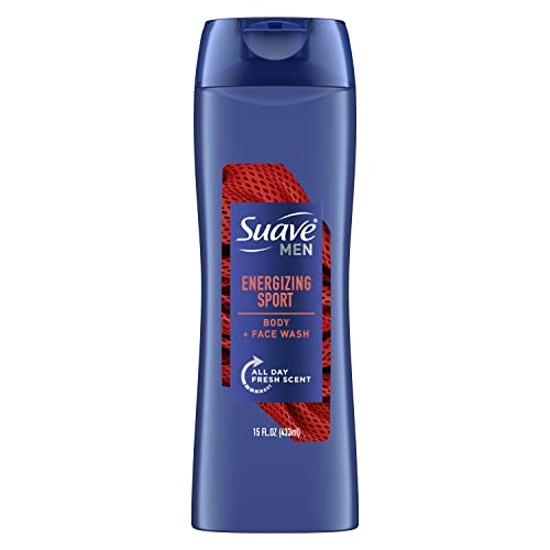 Suave Men Body Wash for Everyday Use Sport Fragrance Body Wash and