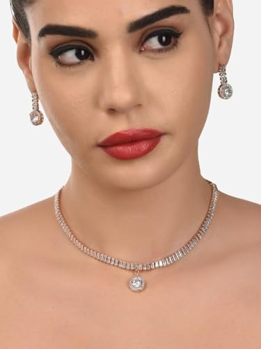 Juego de joyas de oro rosa DMZ-2364 el regalo perfecto con circonitas 7