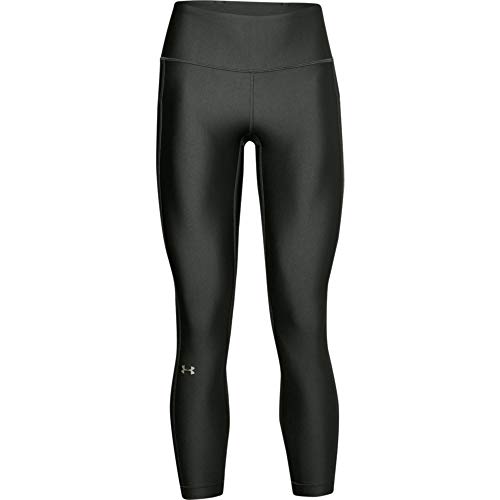Under Armour Women's HeatGear Armour High Waisted Ankle Crop Leggings , Baroque Green (310)/Black , XX-Large