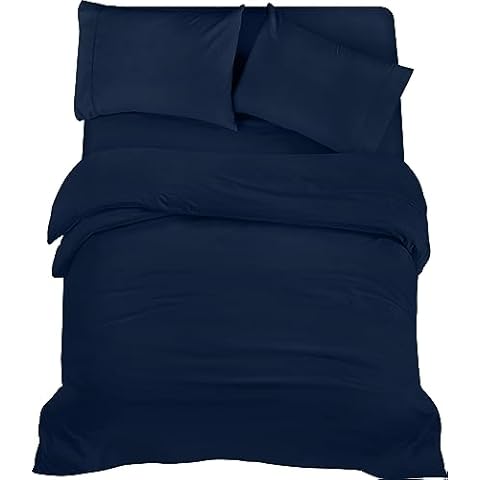 Utopia Bedding 4-Piece King Set - Navy Cover