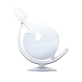 Características: Storm-Glass Barómetro de cristal de 50 ml, diseño de ángel, ideal para decoración de estación meteorológica, Multicolor., Talla única