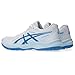 ASICS Women's Upcourt 6 Volleyball Shoes, 8.5, White/Blue Coast