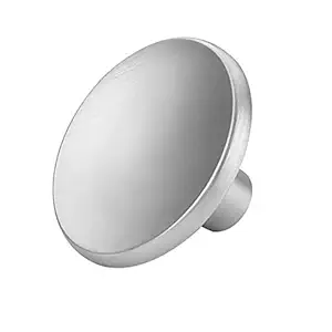10 Pieces Round Kitchen Cabinet Knobs Brushed Nickel Drsser Knobs - goldenwarm LS4008SNB Satin Nickel Cupboard Knobs Solid Zinc Alloy Knobs Furniture Hardware Bedroom Closet Door Knobs