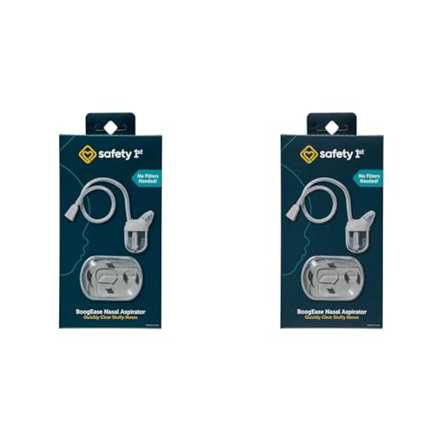 Image of Safety 1st BoogEase Nasal Aspirator, Grey (Pack of 2)