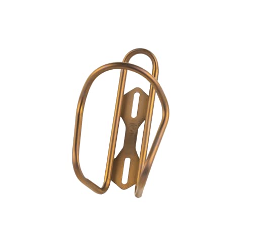 SILCA Porte-bidon Sicuro en Titane | Cages pour vélo avec réglage Avant/arrière de 21 mm | Plus léger Que l'acier et Plus résistant Que Le Carbone et l'alliage 30 g | Fabriqué aux États-Unis -Bourbon