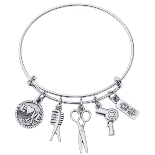 Infinity Collection Hair Stylist Bracelet - Hairdresser Jewelry, Cosmetology, Hairstylist Gift, Gift for Her