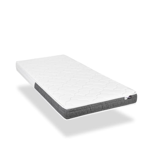 Sieston Matelas 90x190 cm en Mousse à Mémoire de Forme Eden Épaisseur 14 cm Soutien Ferme & Soulage Les Points de Pression | Fabrication Europe