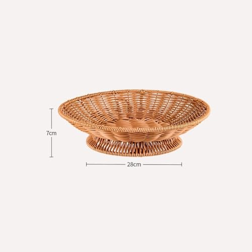 Cesta de frutas tejida para solucionar la falta de espacio y guardar pan 3