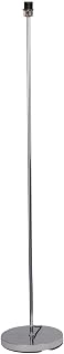 firstchoicelighting Modern Design Floor Light Standing Lamp Base, Polished Chrome, Height 133cm, Base Only, LED Compatible