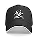 Biohazard Warning Baseball Golf Cap Casquette Outdoor Trucker Hats Adjustable Custom Black