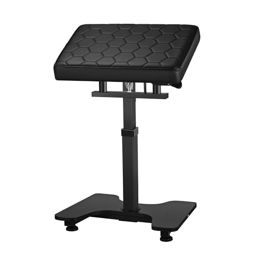 POARMEEY Tattoo Arm Rest Hydraulic Adjust Height Oversized Soft Tattoo Armrest for Tattoo Supplies Black