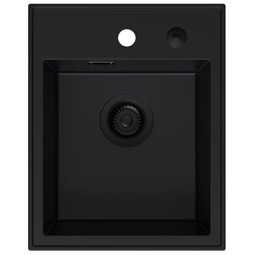 PICCOLA LAVANDERIA, GRANDE VASCA - Lavello per una piccola cucina con grande vasca con le dimensioni 35 x 34 x 18,5 offre spazio per grandi pentole