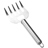 Garras para triturar carne - Tenedores de cerdo desmenuzado para barbacoa | Acero inoxidable con herramienta ergonómica, cocina resistente al calor, utensilio para pollo, carne, restaurante, hogar, co