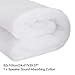 uxcell Speaker Sound-Absorbing Cotton Polyester Fiber Interior Insulation DIY HiFi Replacement 62x100cm White