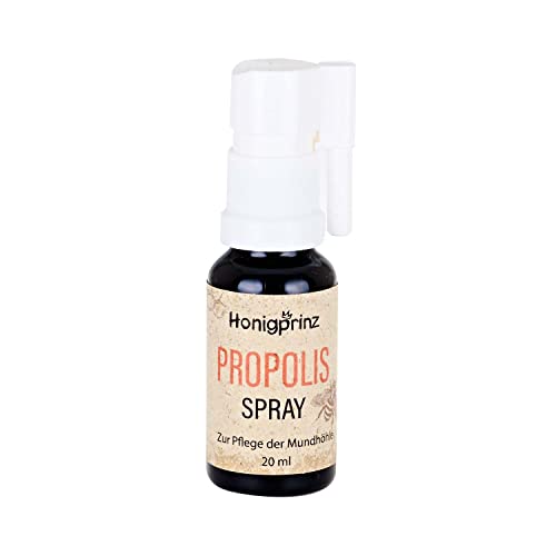 Propolis Mundspray mit Pfefferminz und Honig, Zur Pflege für Mund und Rachen mit natürlichem Propolis, Honig und Pfefferminz Cover