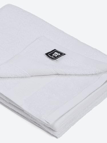 Image of MOCA by Monte Carlo Cotton 380 GSM Bath Towel Pack of 2(140 x 70 CM) - White (2)
