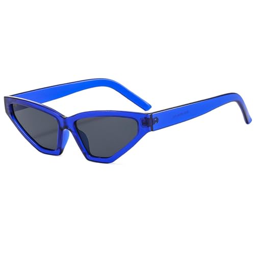 Lunettes de soleil œil de chat au design triangle vintage et finitions géométriques