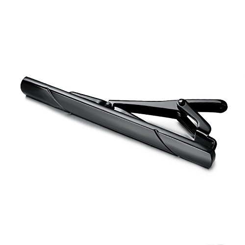 Image of Yoursfs Classic Slash Tie Clips for Men Regular Tie Bar Stainless Steel Tie Clip for Formal Occasions Wedding Anniversary Business