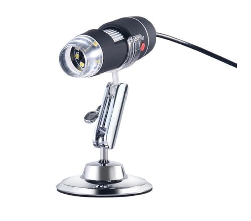 Microscope 500X 1000X LED Electronic Magnifying Glass Pocket USB Digital Microscope with Light(500X)