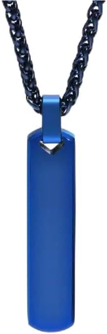 Fashion Frill Silver Chain For Men Stylish Stainless Steel Bar Pendant Necklace Silver Chain Pendant For Men Boys Love Gifts Mens Jewellery