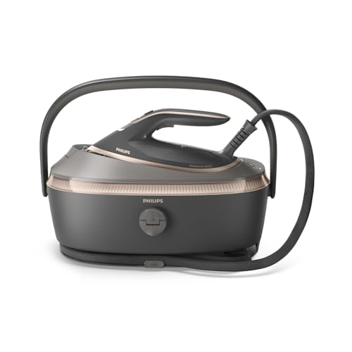 Philips Generador de vapor PerfectCare Serie 8000-210g de impulso de vapor, sensor de movimiento AI, OptimalTEMP, suela SteamGlide Elite, tanque de 1.4L, descalcificación fácil (PSG8200/80)