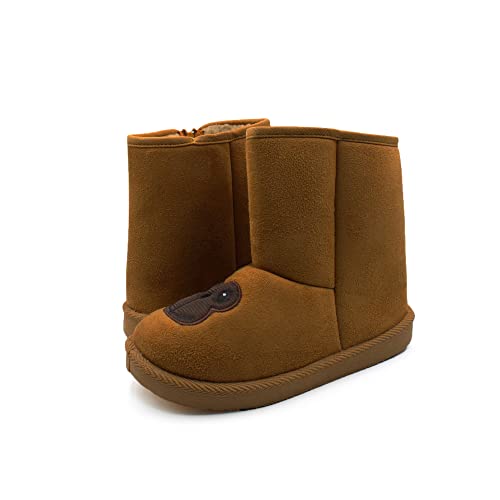 LAVRA Girls Cute Assorted Suede Mid Calf Classic Winter Boots3