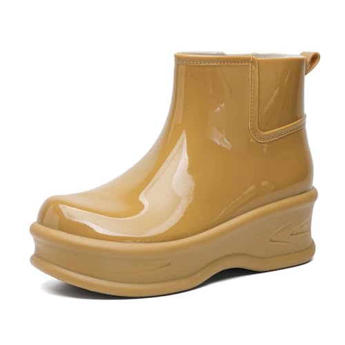Bottes de pluie mi-hautes femme imperméables et légères pour le jardin