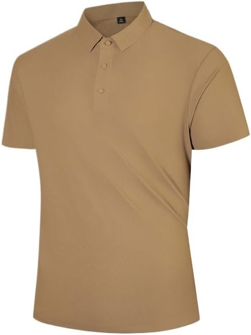 Business Casual Jacket Seamless Ice Silk Quick-Drying Men's Short Sleeved Shirt