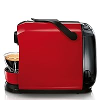 Tchibo Cafissimo „Pure“ Kaffeemaschine Kapselmaschine für Caffè Crema, Espresso und Kaffee, Rot – Ansicht 3