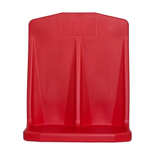 iCan Double Fire Extinguisher Stand Red Plastic | Freestanding Base for All Extinguishers | Universal Fire Point Display for Office Retail & Industrial Use