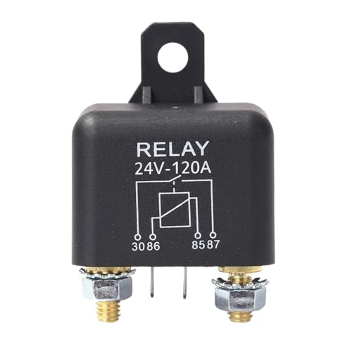 Relais automobile de type continu 24V 120A normalement ouvert 4 broches - 2