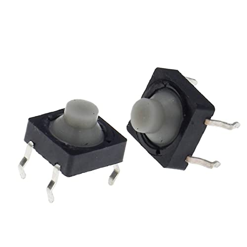 Micro interrupteur 8x8x5mm anti bruit à silicone conducteur pour PCB x20
