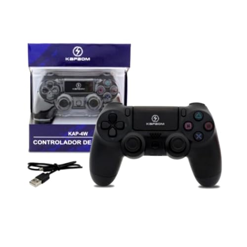 Controle Sem Fio Compatível com PS4 Bluetooth | Joystick com