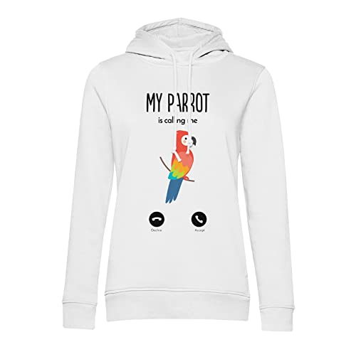 Sweat à capuche My Parrot is Calling Me vêtement oiseau exotique homme femme