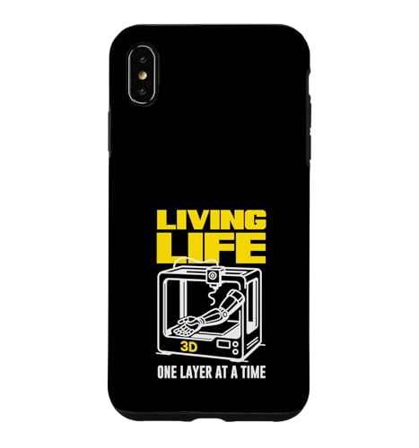 Living Life 3D One Layer At A Time �v�����g �X�}�z�P�[�X iPhone XS Max �p