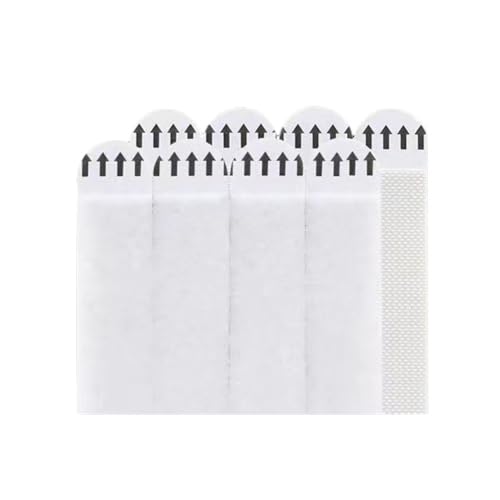 NiuLumea Lot de 12 paires d'autocollants double face à suspendre pour cadre photo - Non destructif - Pour peinture, miroirs et décoration - Blanc