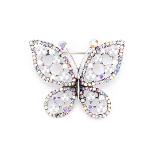 Image of Wynameleri Lapel Pins Brooch Fashion Design with Pearl in Gift Box
