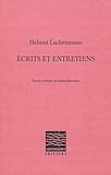  Écrits et entretiens (Écrits, entretiens ou correspondances)
