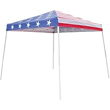 Impact Canopy 10x10 Slant Leg Pop up Canopy Tent Stars and Stripes-No Sidewall
