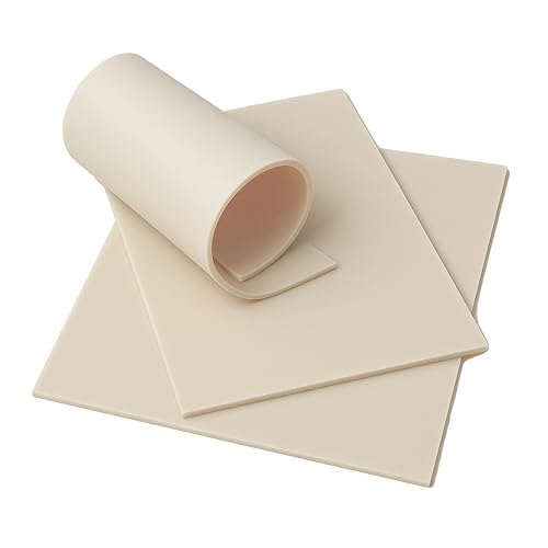 Reelskin Lot de 3 feuilles de silicone double face A5 pour pratique du tatouage, 2,5 mm d'épaisseur, s'étire comme de la vraie peau